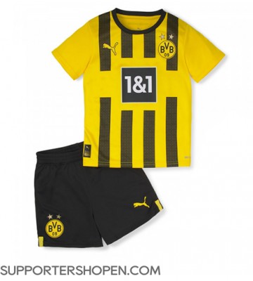 Borussia Dortmund Hemmatröja Barn 2022-23 Kortärmad (+ korta byxor)